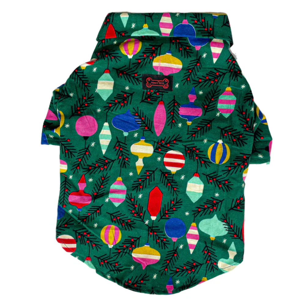 Pawgypets Warm Winter Shirt for Dogs and Cats (Green) - Image 2