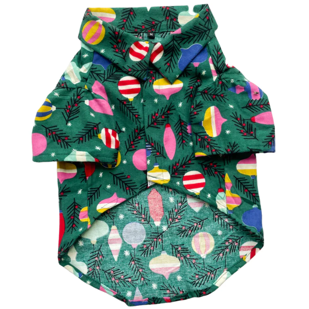 Pawgypets Warm Winter Shirt for Dogs and Cats (Green) - Image 3
