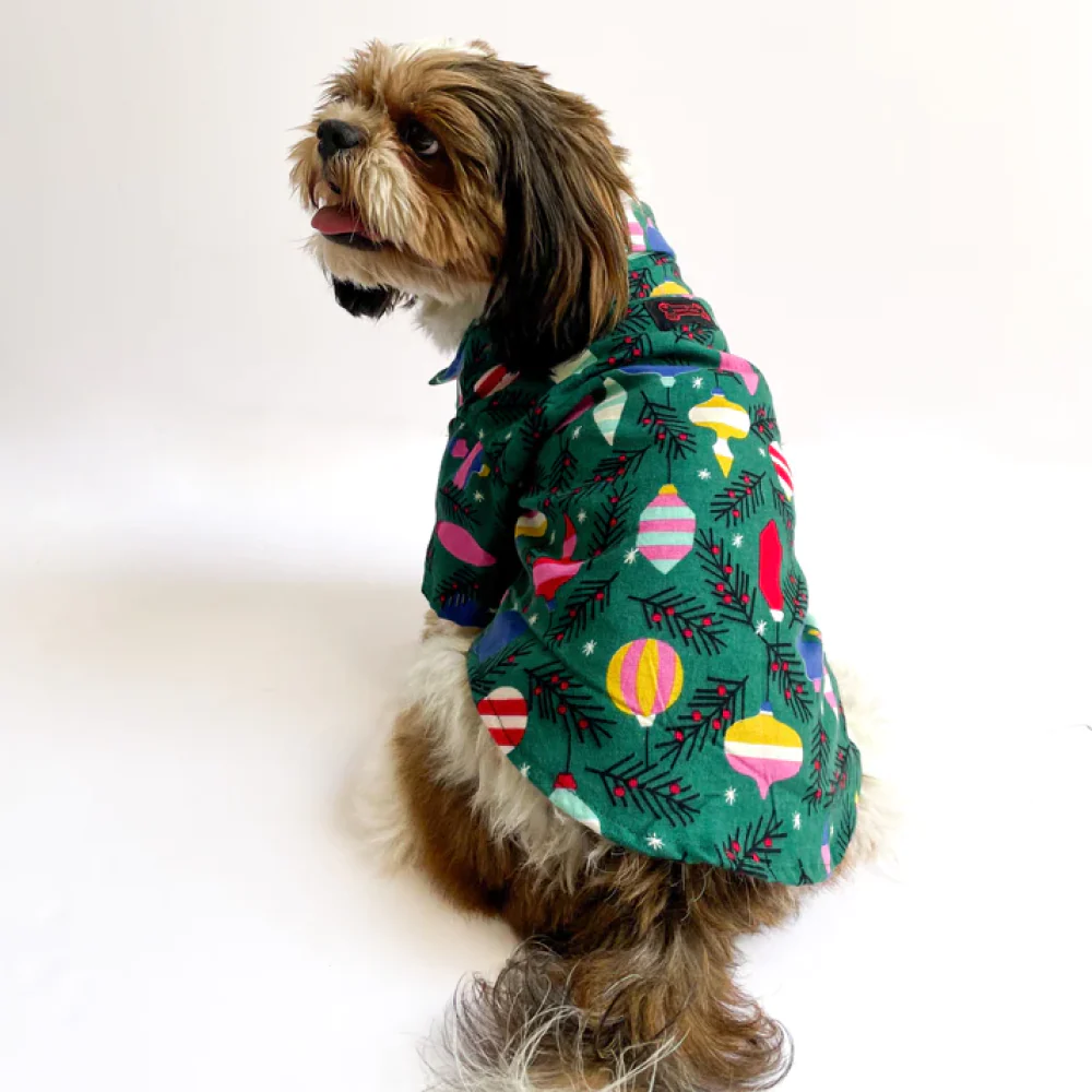 Pawgypets Warm Winter Shirt for Dogs and Cats (Green) - Image 4