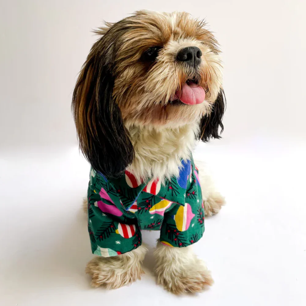 Pawgypets Warm Winter Shirt for Dogs and Cats (Green) - Image 5