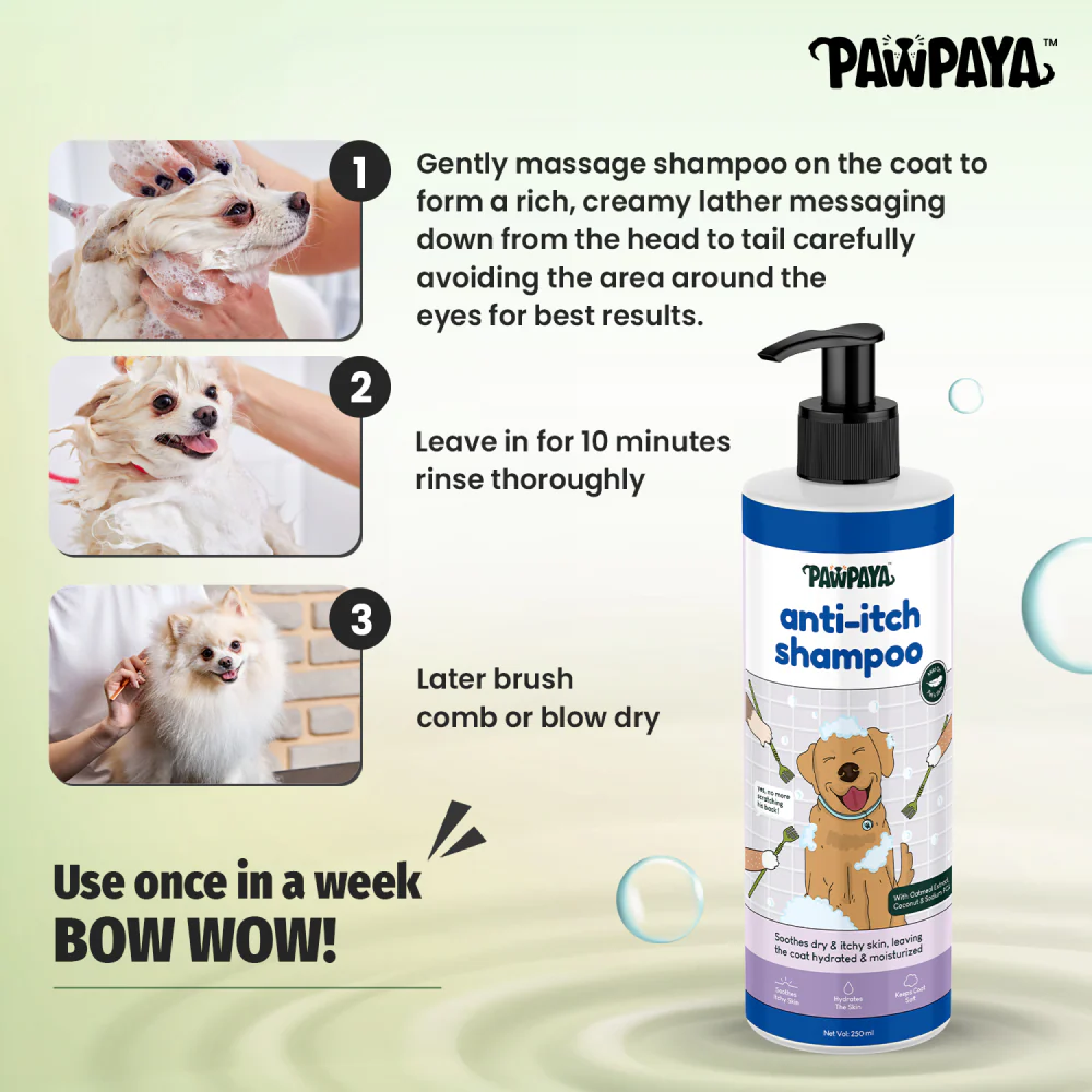 Pawpaya Anti Itch Shampoo for Dogs - Image 2
