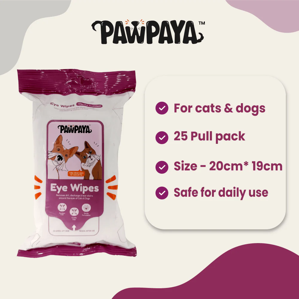 Pawpaya Eye Wipes for Dogs and Cats - Image 3