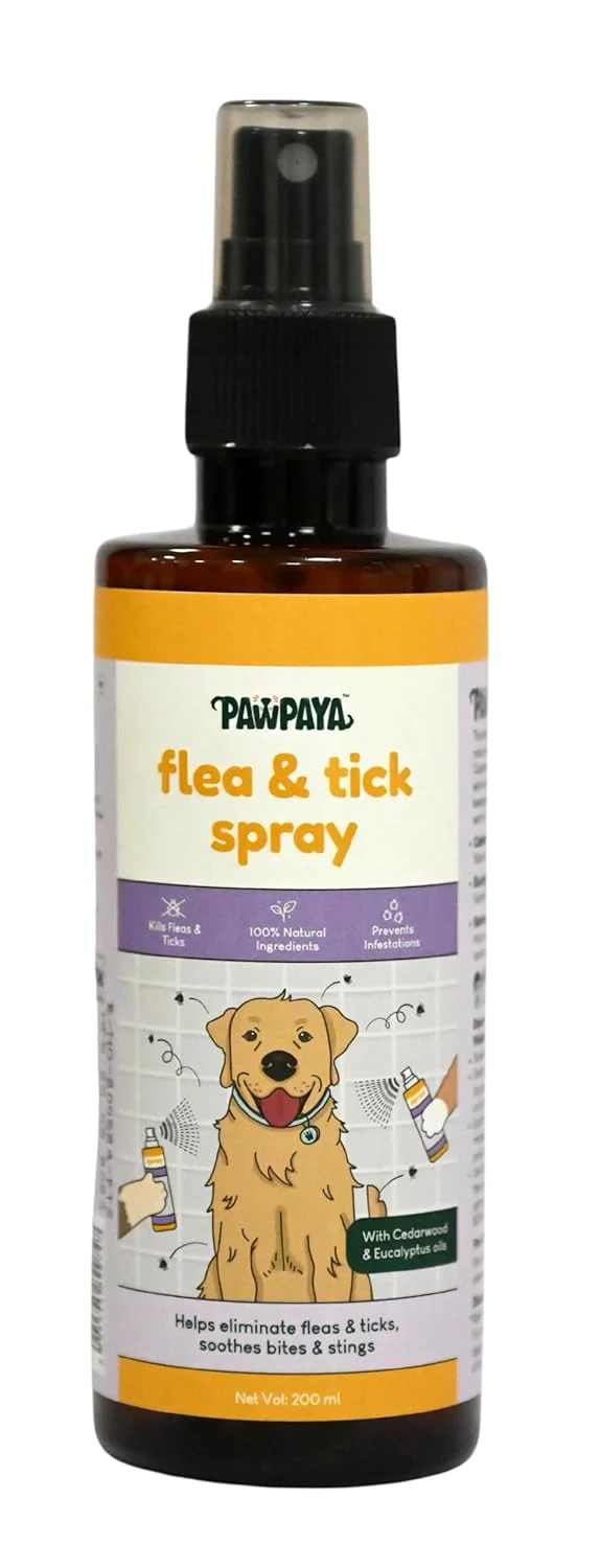 Pawpaya Flea and Tick Spray for Dogs and Cats