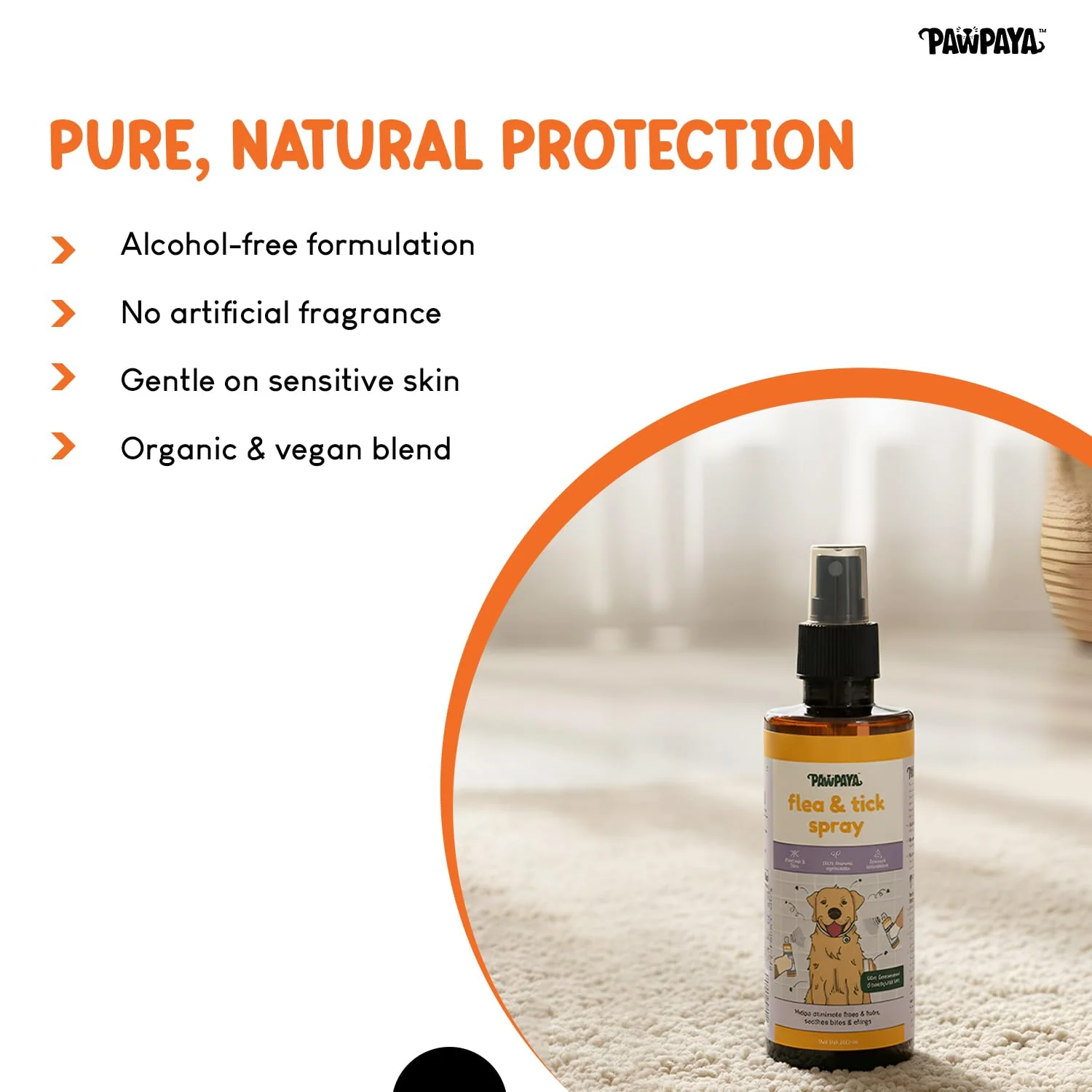 Pawpaya Flea and Tick Spray for Dogs and Cats - Image 3