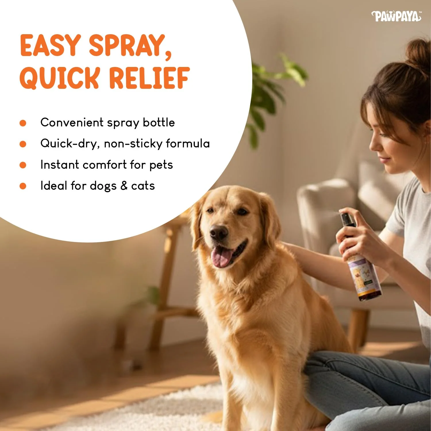Pawpaya Flea and Tick Spray for Dogs and Cats - Image 4