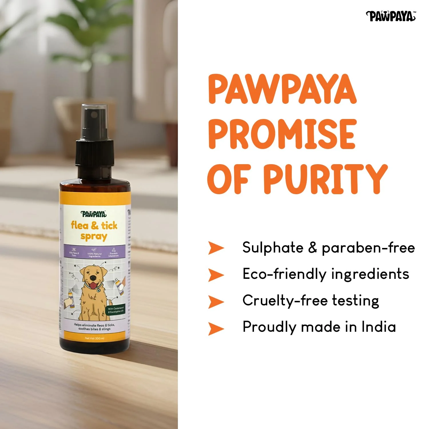 Pawpaya Flea and Tick Spray for Dogs and Cats - Image 6