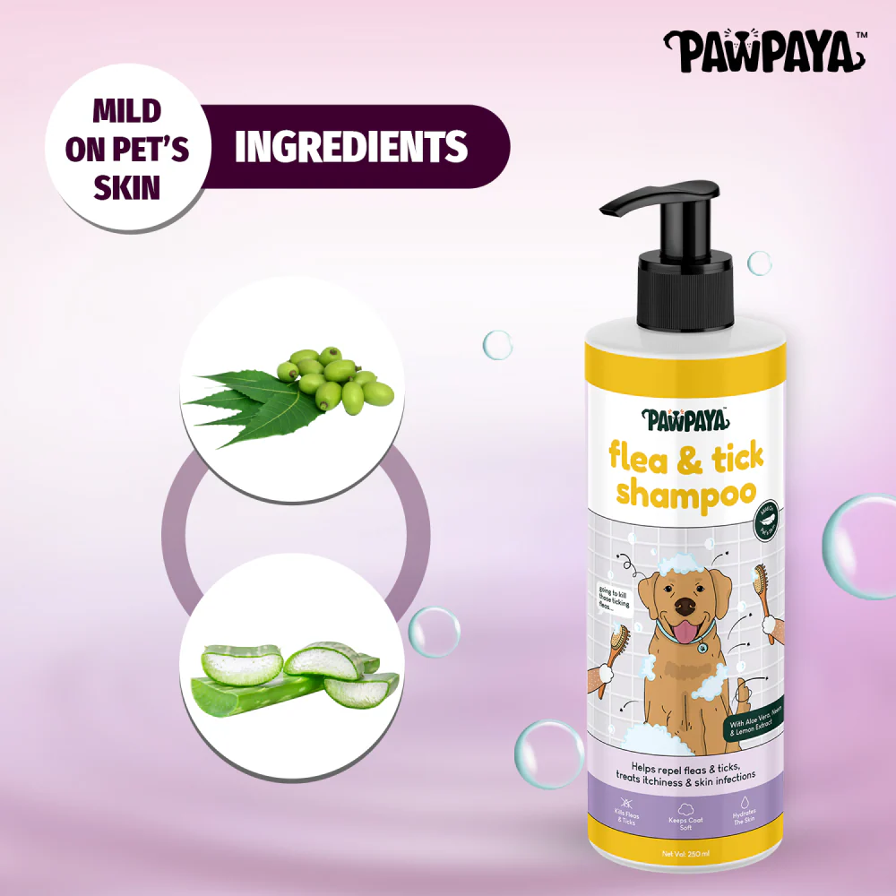Pawpaya Flea & Tick Shampoo for Dogs - Image 5