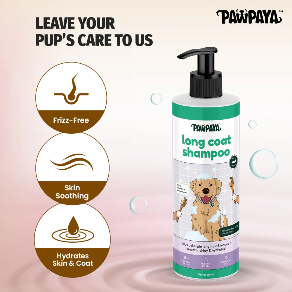Pawpaya Long Coat Shampoo for Dogs - Image 5