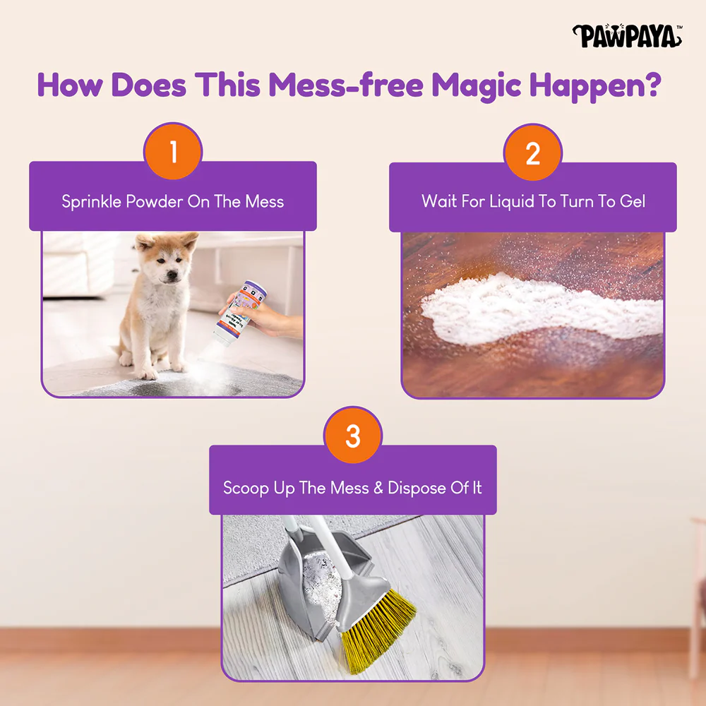 Pawpaya Pee Lock Powder for Dogs and Cats - Image 4