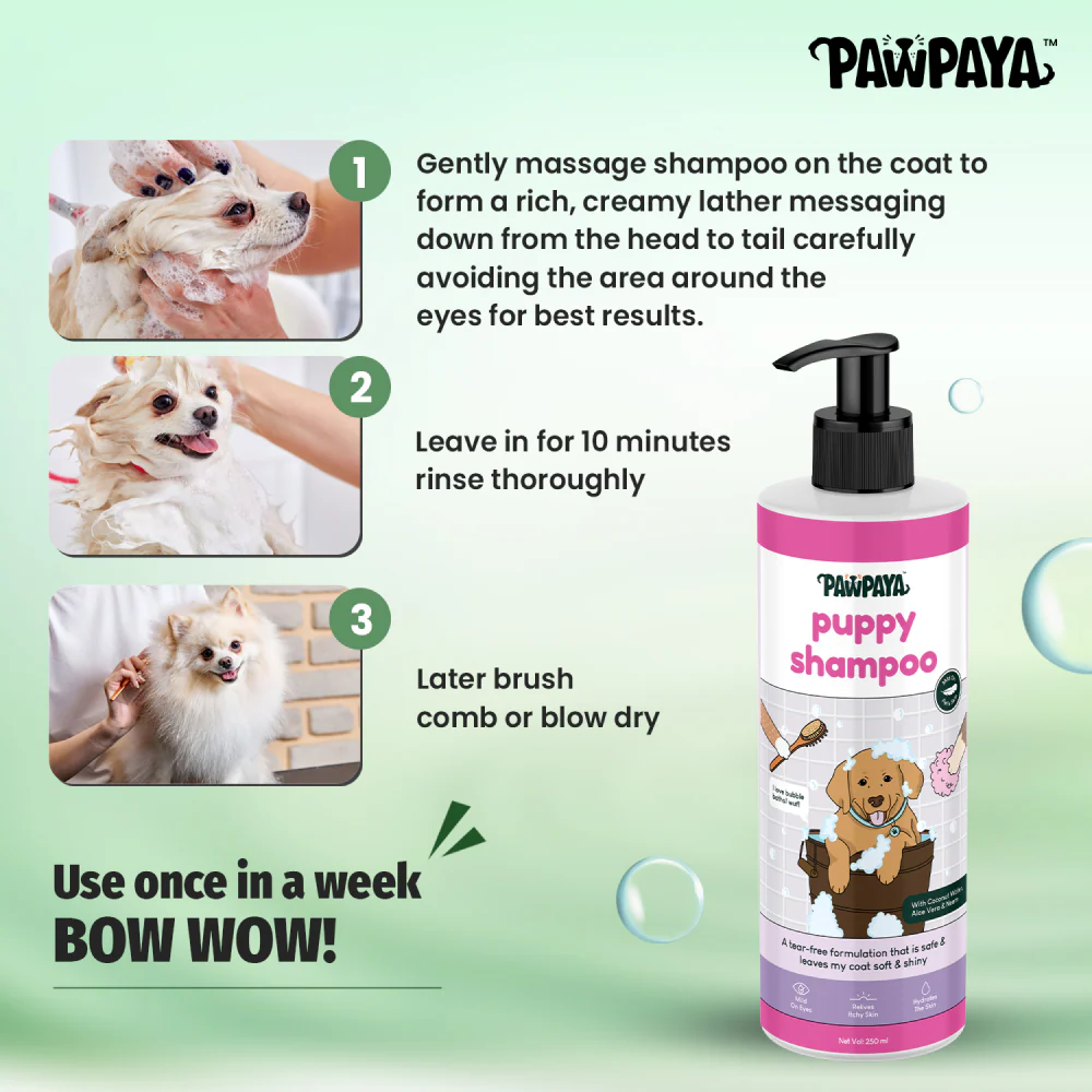 Pawpaya Puppy Shampoo for Dogs - Image 4