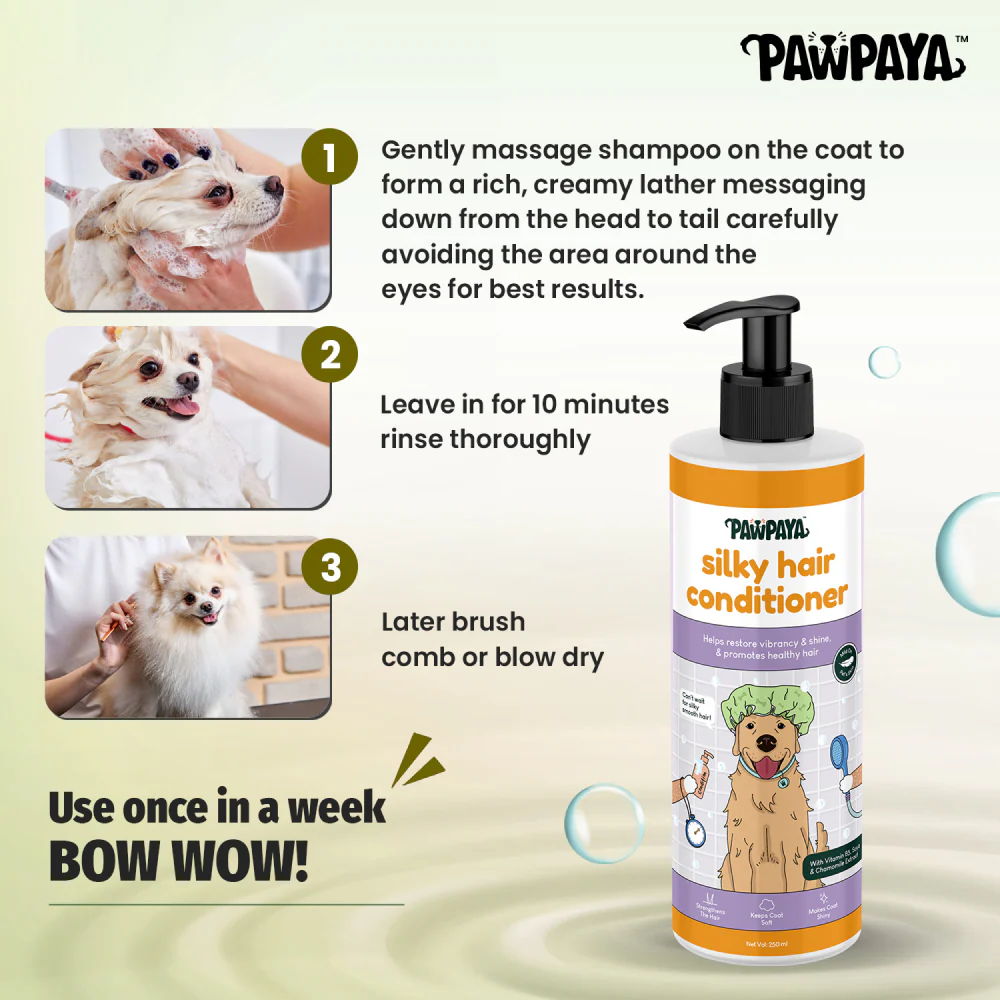 Pawpaya Silky Hair Conditioner for Dogs - Image 4