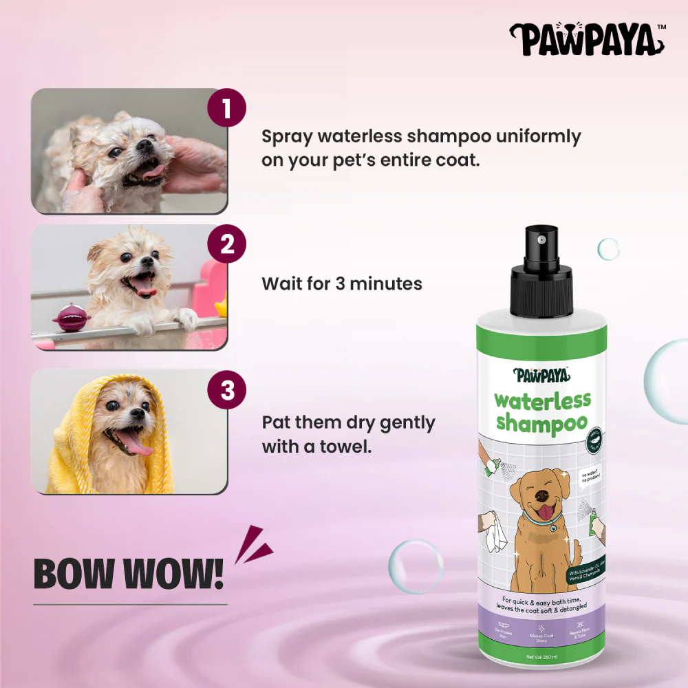 Pawpaya Waterless Shampoo for Dogs - Image 4