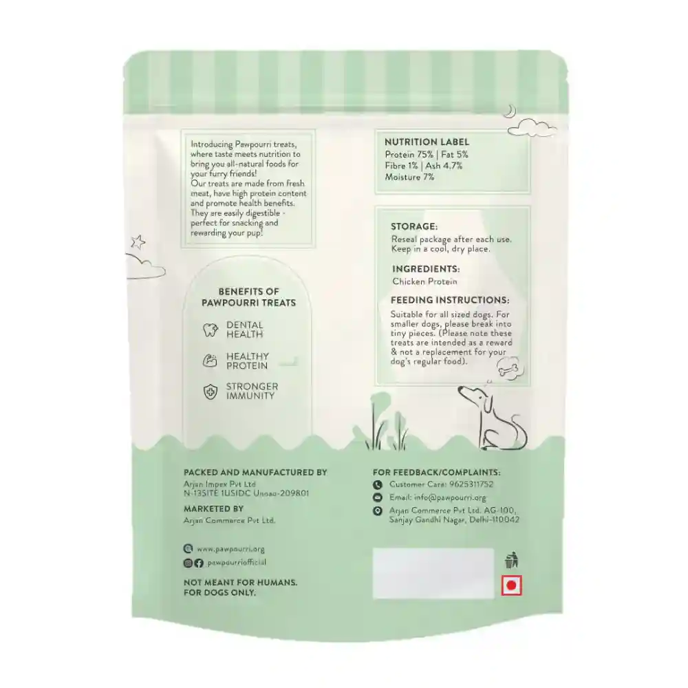 Pawpourri 100% Natural Chicken Feet Dog Treat - Image 2