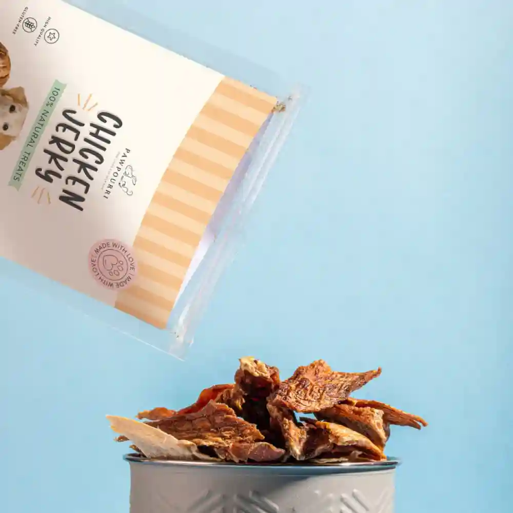 Pawpourri 100% Natural Chicken Jerky Dog Treat - Image 4