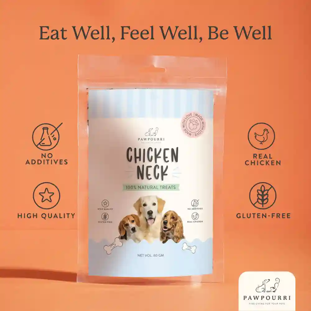 Pawpourri 100% Natural Chicken Neck Jerky Dog Treat - Image 3