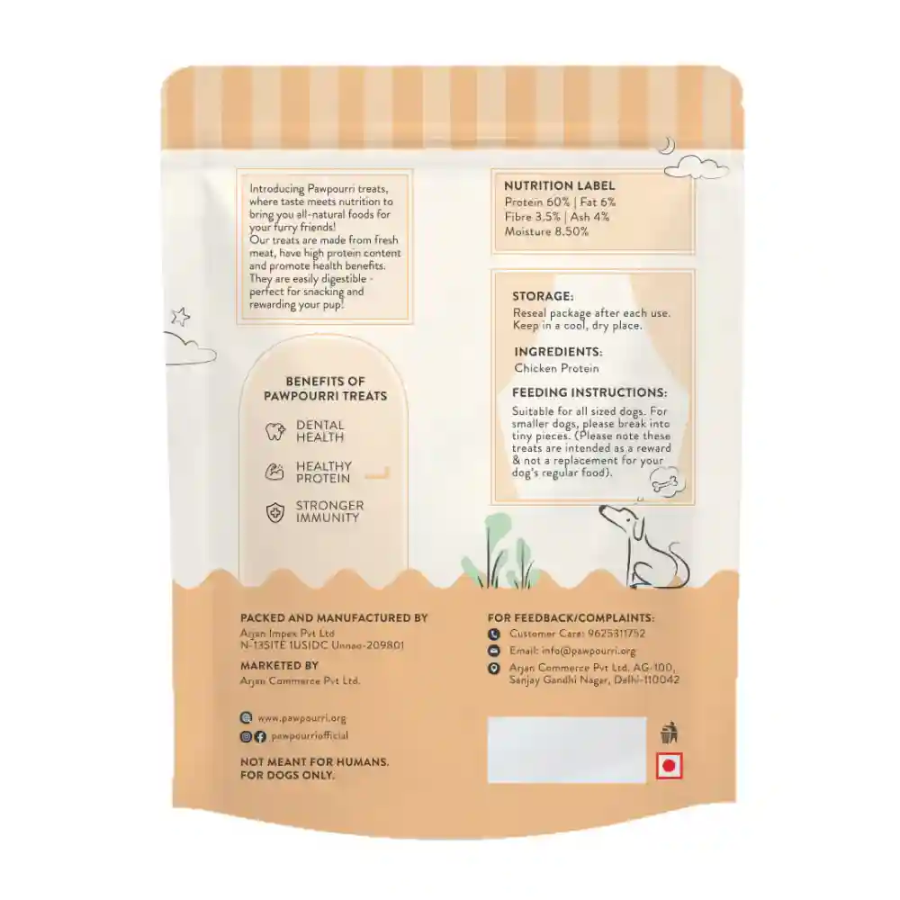 Pawpourri 100% Natural Chicken Nuggets Dog Treat - Image 2