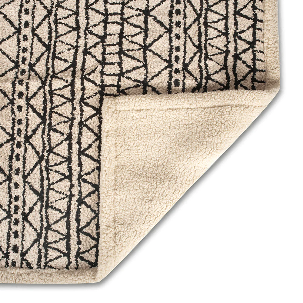 Pawpourri Boho Aztec Blanket for Dogs and Cats (OffWhite) - Image 3