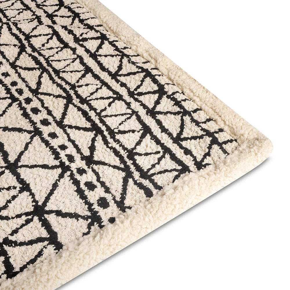 Pawpourri Boho Aztec Blanket for Dogs and Cats (OffWhite) - Image 4