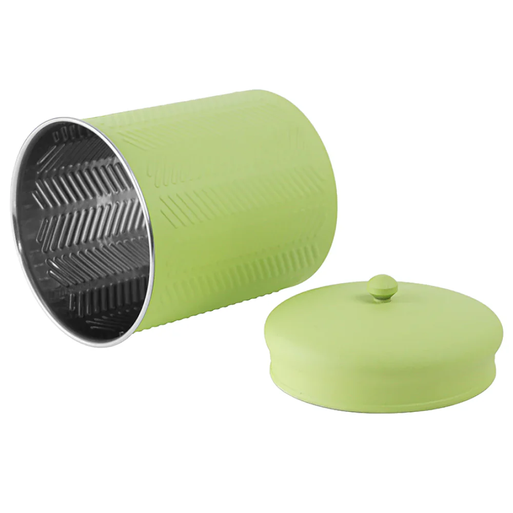 Pawpourri Chevron Emboss Treat Jar for Dogs and Cats (Green) - Image 2