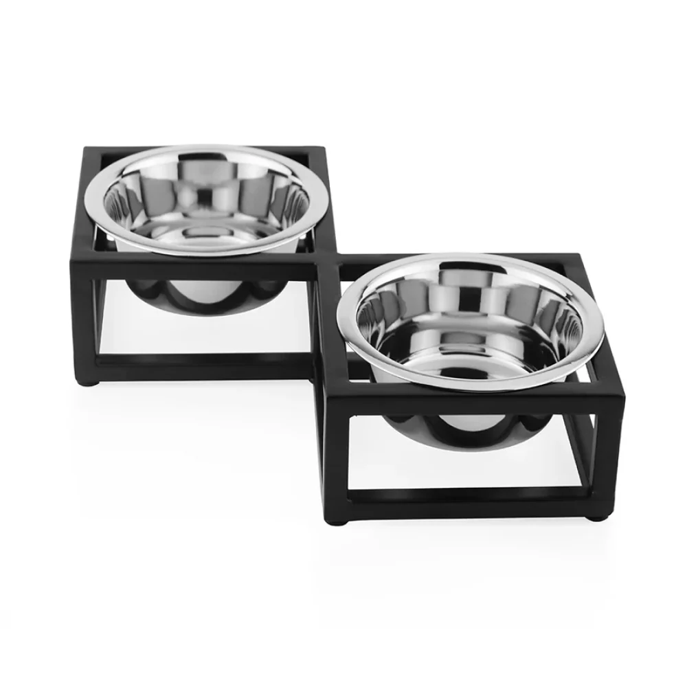 Pawpourri Diamond Shaped Elevated Bowl Diner for Dogs - Image 5