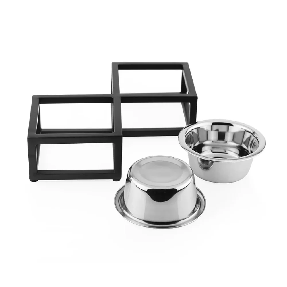 Pawpourri Diamond Shaped Elevated Bowl Diner for Dogs - Image 6