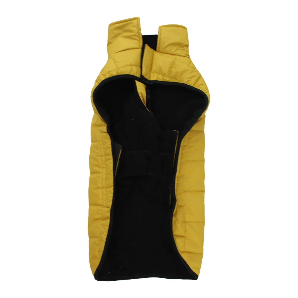 Pawpourri Fleece Lining Puffer Jacket for Dogs and Cats (Yellow) - Image 3