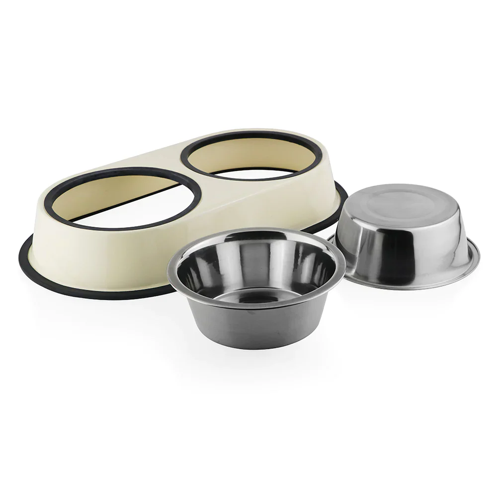 Pawpourri Home Double Diner Set for Dogs and Cats - Image 3