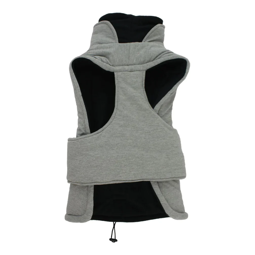 Pawpourri Melange Winter Jacket for Dogs and Cats (Grey) - Image 4