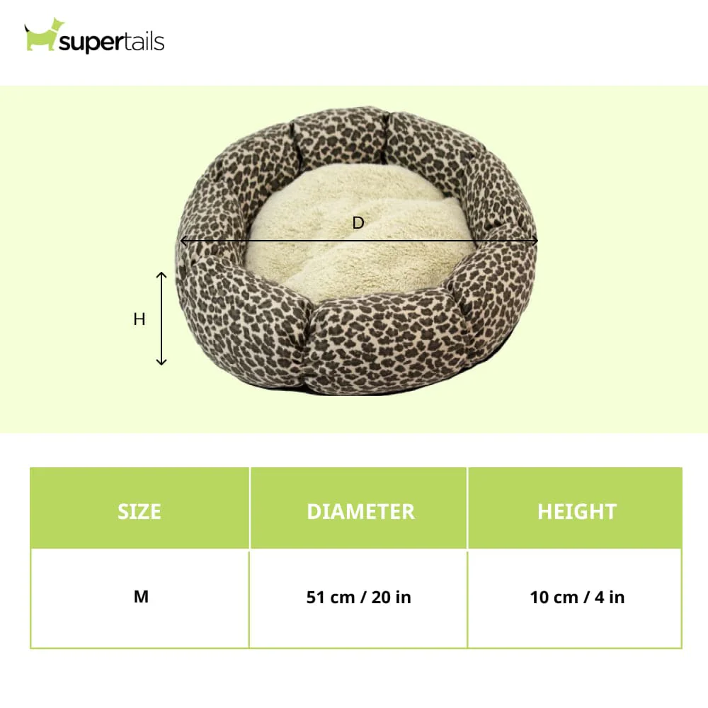 Pawpourri Monsoon Flower Donut Bed for Dogs and Cats - Image 2