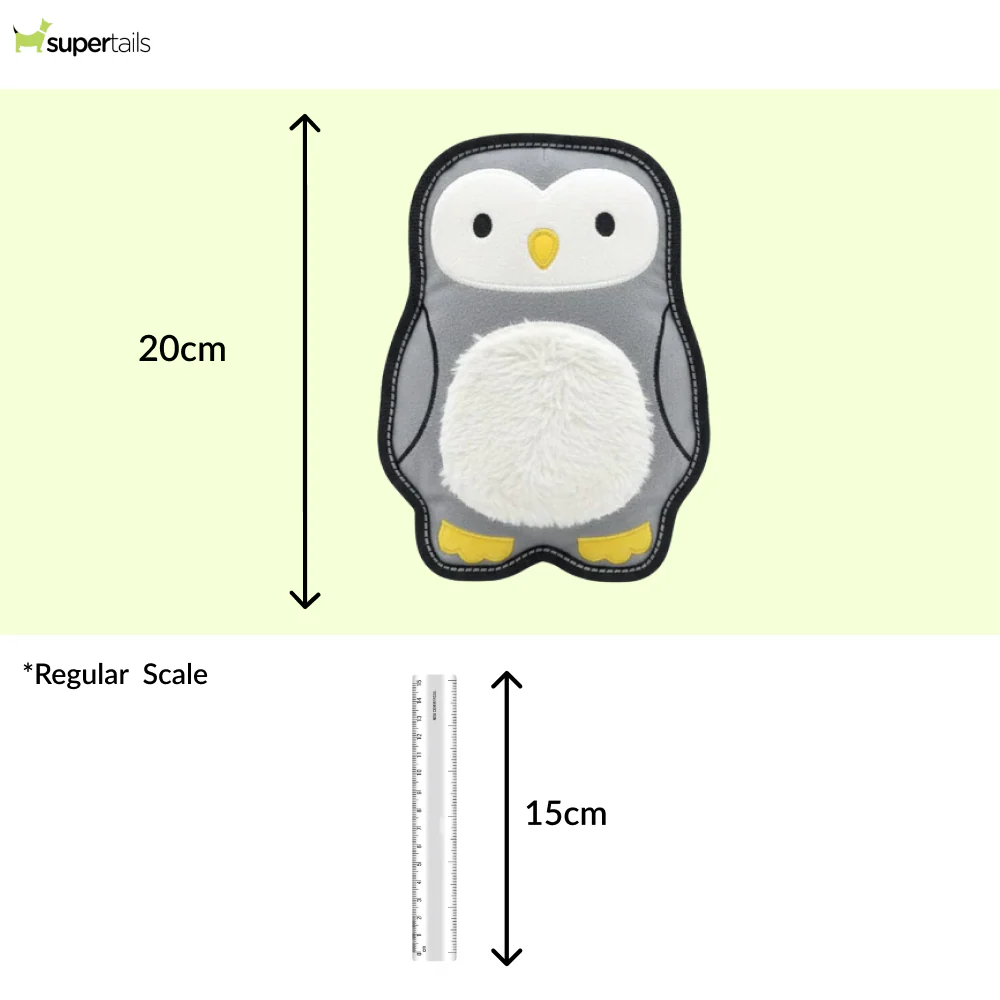 Pawpourri Penguin Flattie Toy for Dogs - Image 2