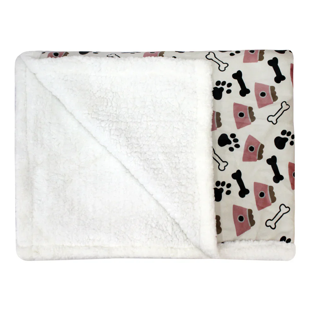 Pawpourri Printed Bone Blanket for Dogs and Cats - Image 3