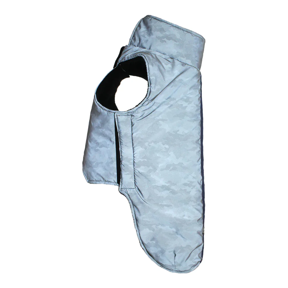 Pawpourri Reflective Camo Printed Jacket for Dogs and Cats (Grey) - Image 3