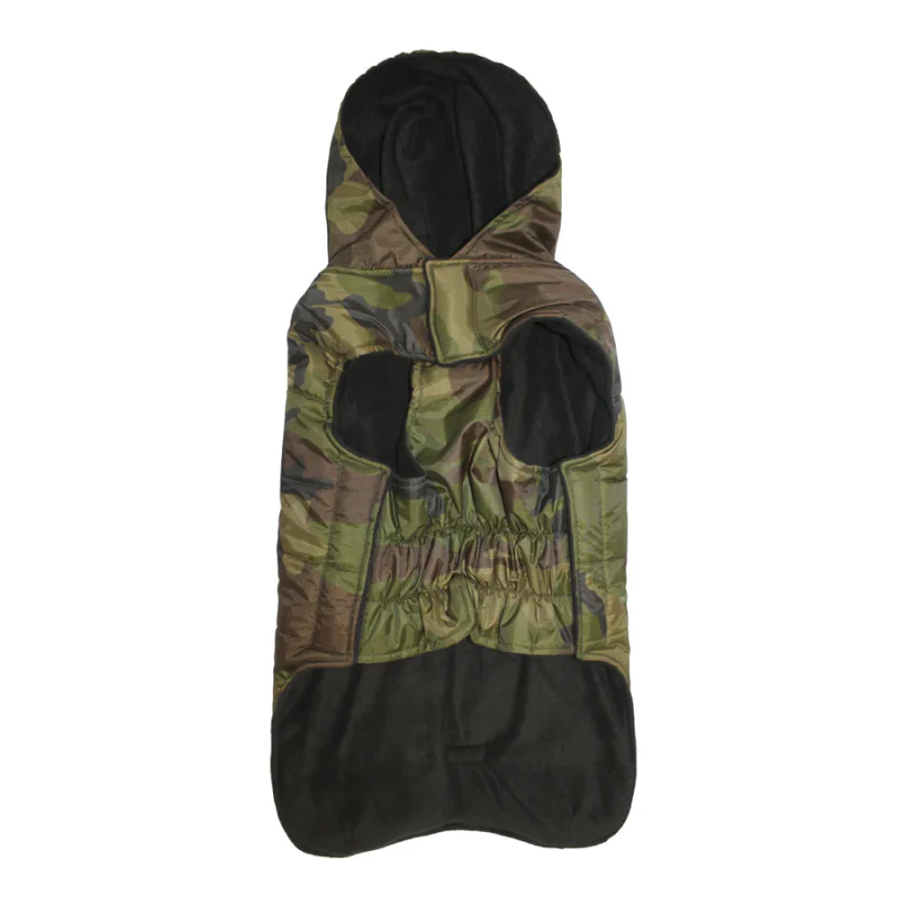 Pawpourri Ribstop Camo Printed Jacket for Dogs and Cats (Green) - Image 3