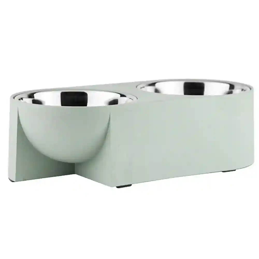 Pawpourri Sustainable Dual Diner for Dogs (Mint Green) - Image 2