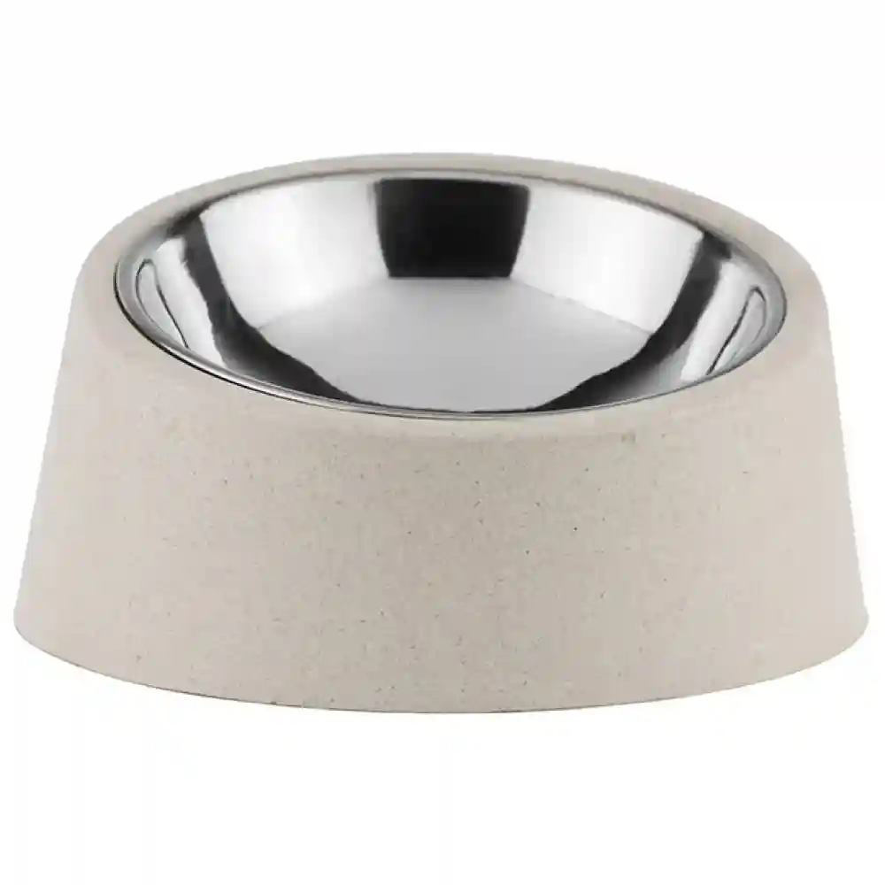 Pawpourri Sustainable Tilted Bowl for Dogs (Off White) - Image 4