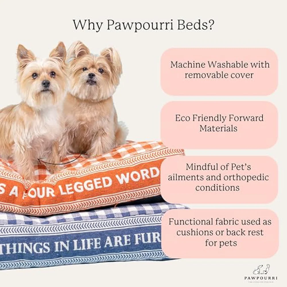 Pawpourri Ultra Soft Bolster Chevron Cuddler Bed for Dogs and Cats (Grey) - Image 7