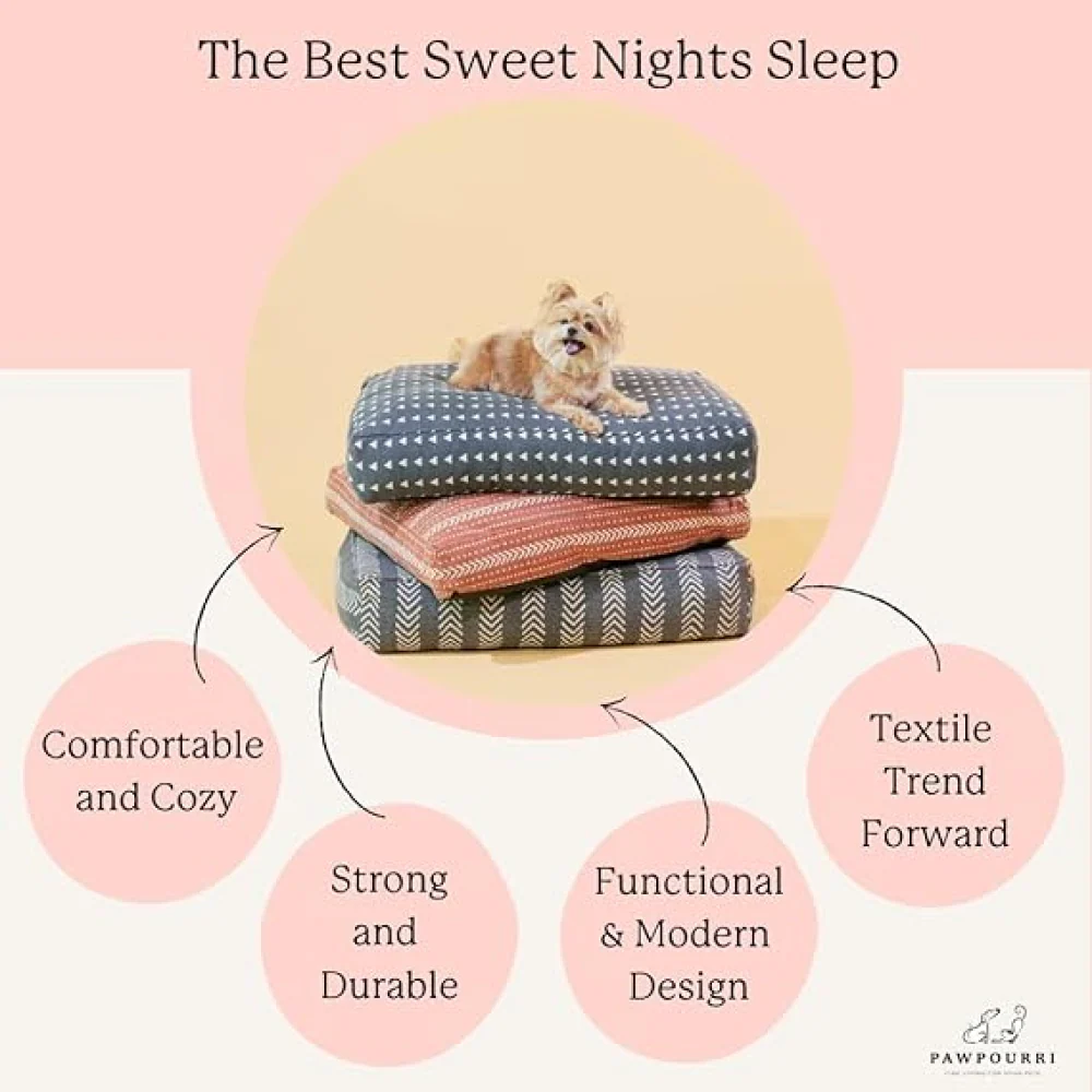 Pawpourri Ultra Soft Bolster Denim Cuddler Bed for Dogs and Cats (Blue) - Image 4