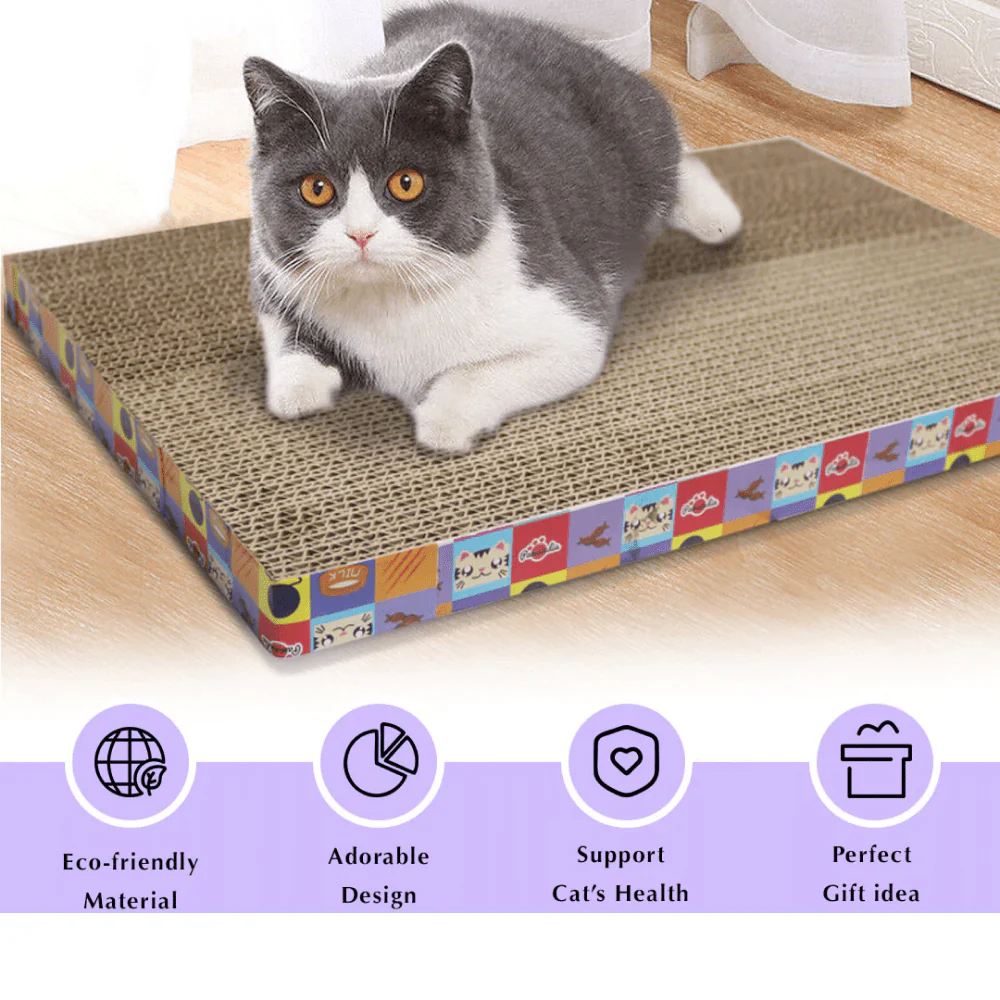 Pawsindia 5 in 1 Replacebale Box Scratcher for Cats (Brown) - Image 4