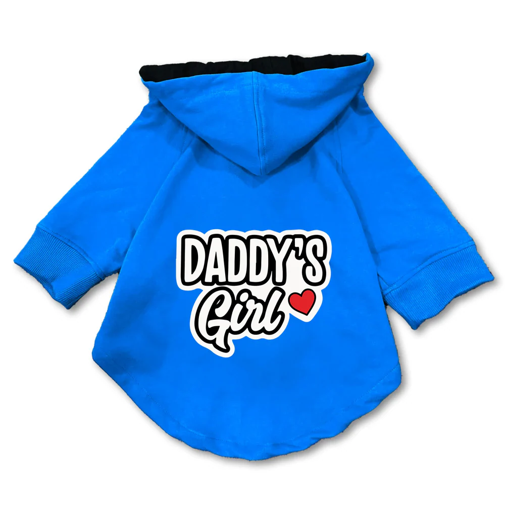 Pawsindia Daddy's Girl Hoodie for Dogs (Blue) - Image 3