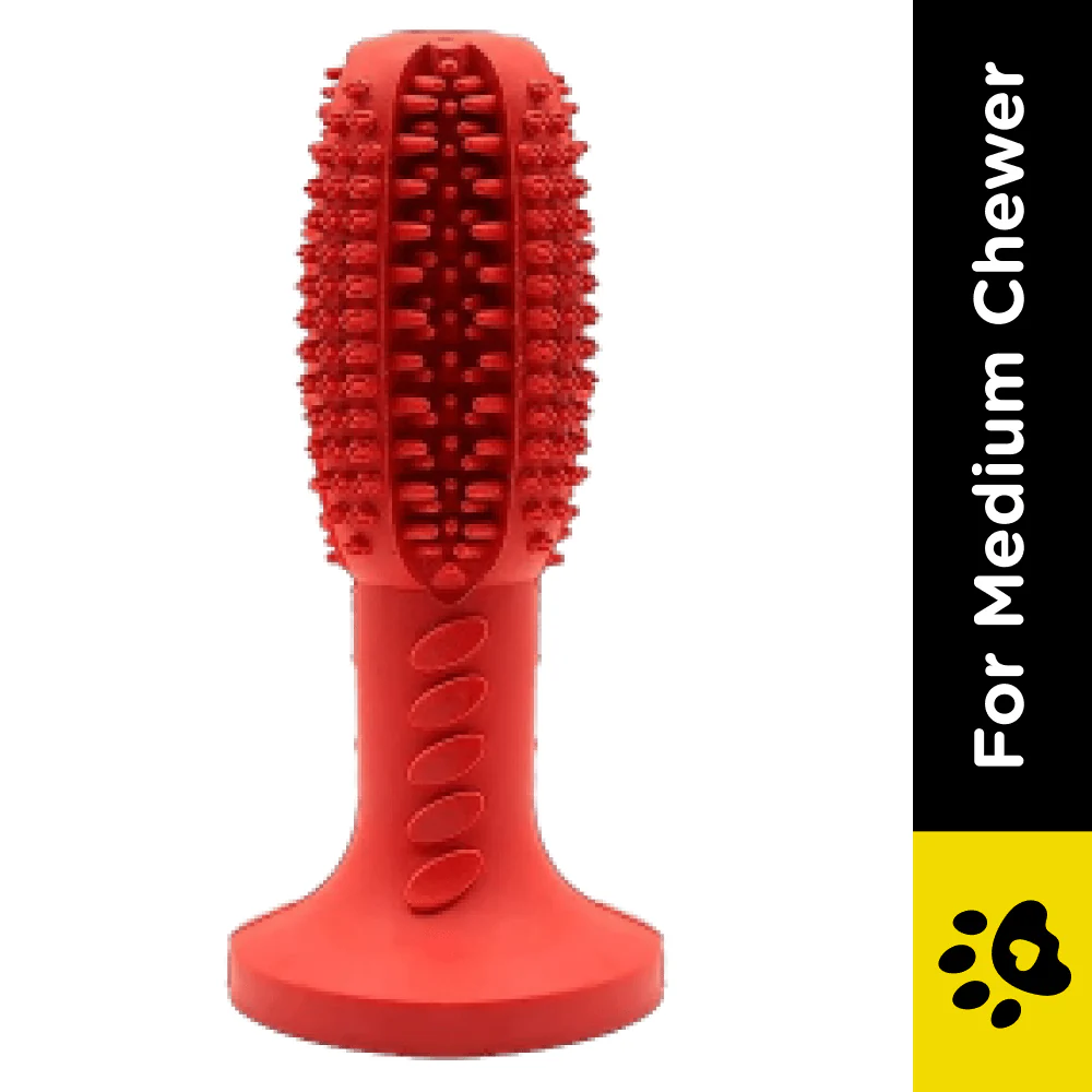 Pawsindia Dental Toy for Dogs (Red) - Image 2