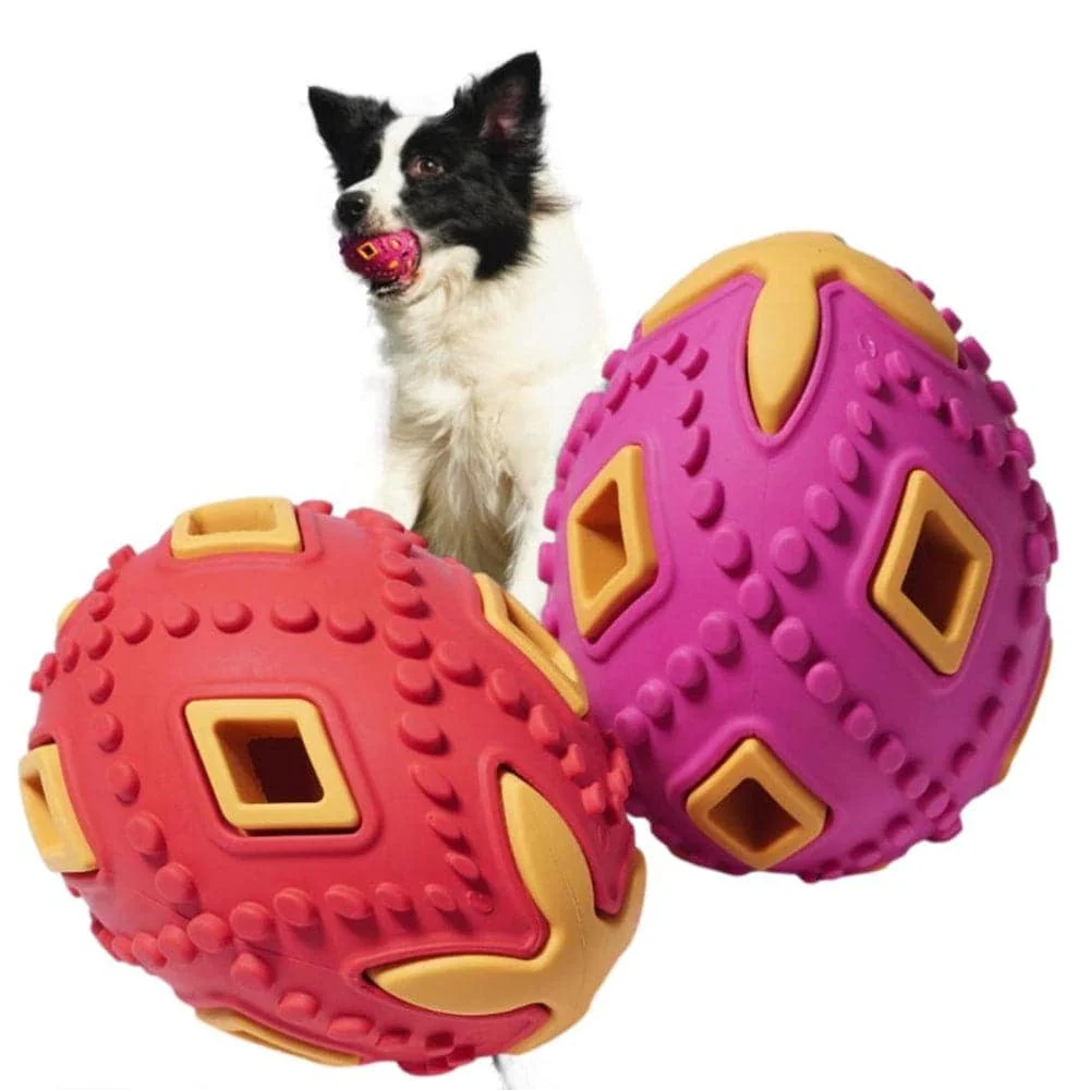 Pawsindia Egg Bell Toy for Dogs (Pink) - Image 3