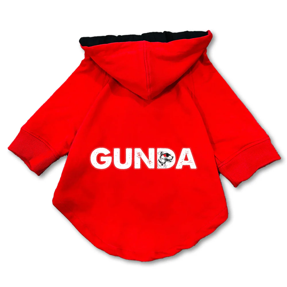 Pawsindia Gunda Hoodie for Dogs (Red) - Image 3