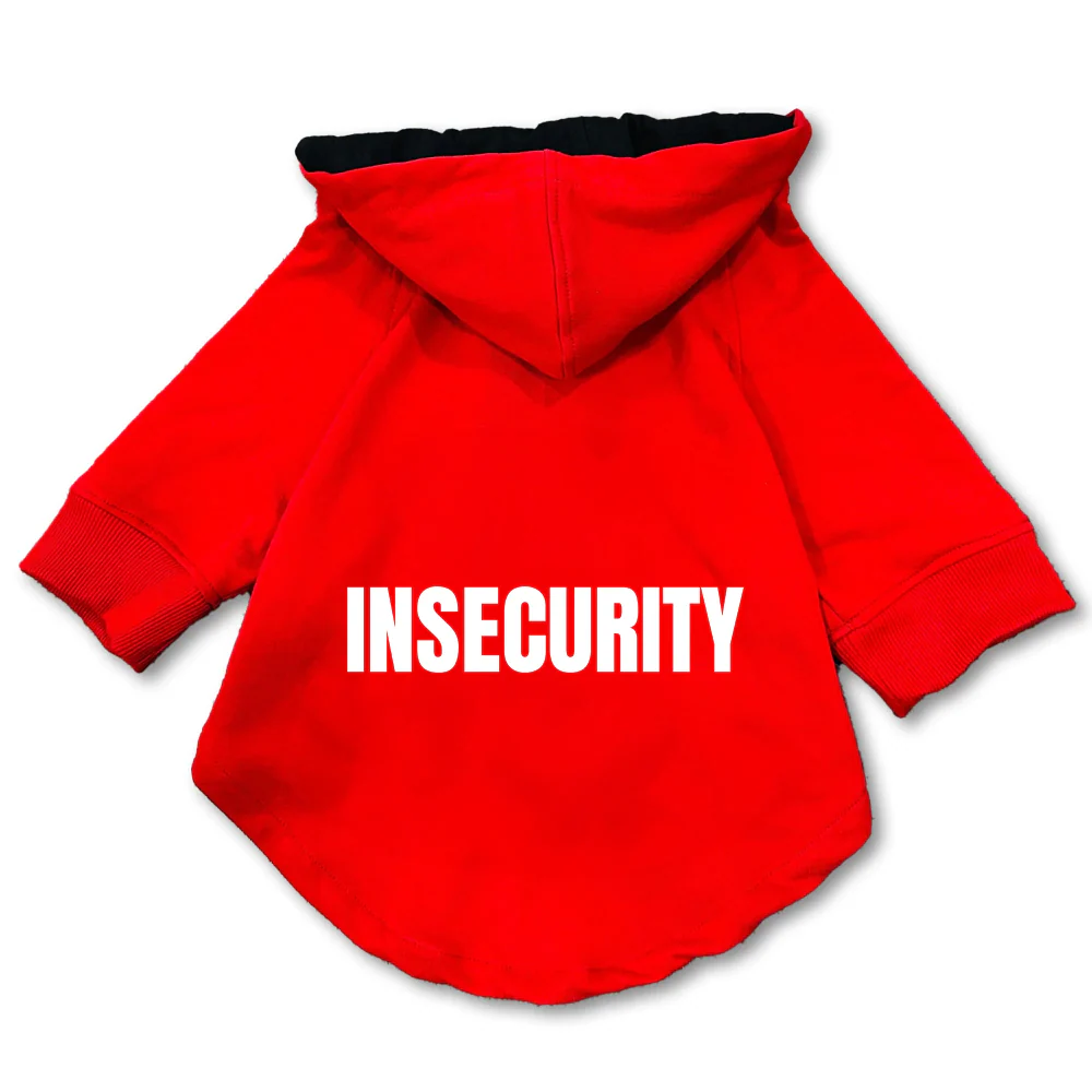 Pawsindia Insecurity Hoodie for Dogs (Red) - Image 3