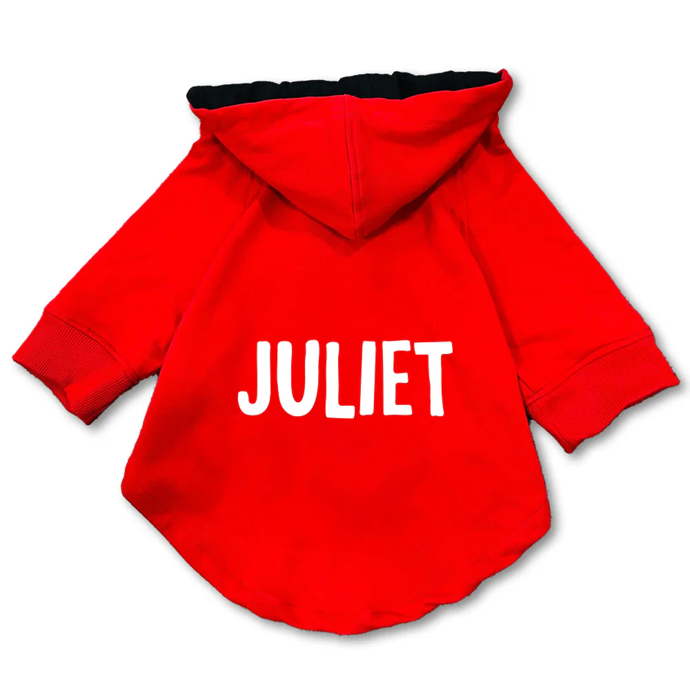Pawsindia Juliet Hoodie for Dogs (Red) - Image 3