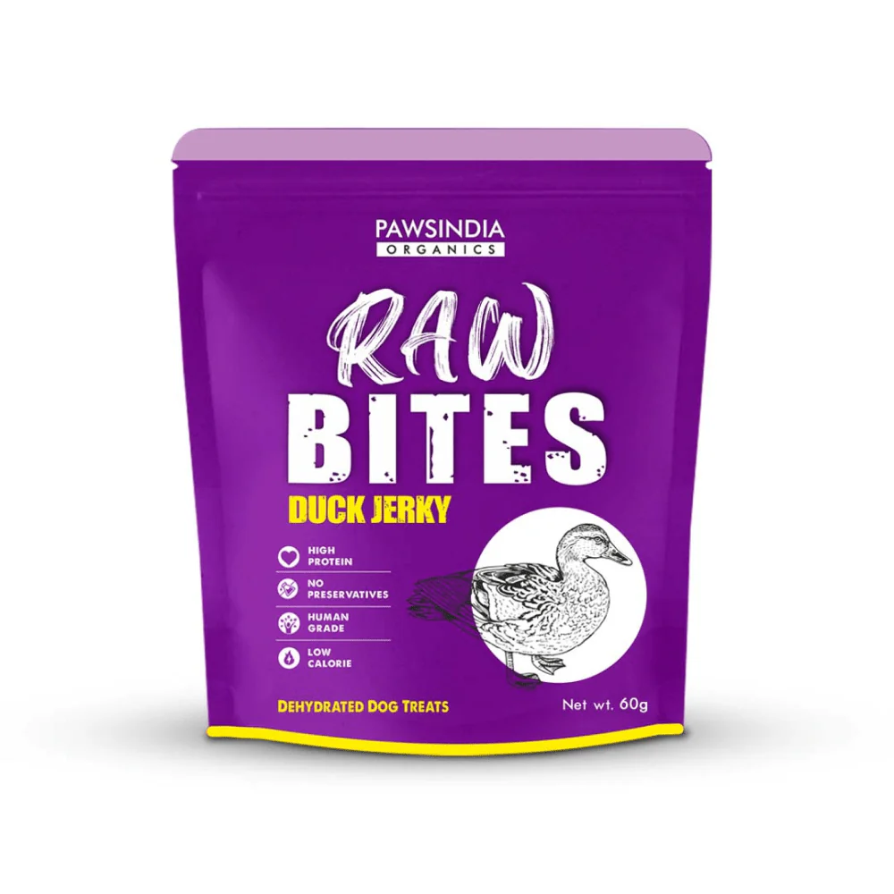 Pawsindia Organics Raw Bites Duck Jerky Dog Treats - Image 6