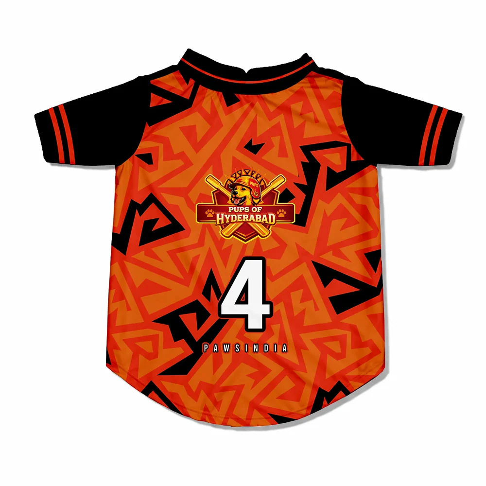 Pawsindia Pups Of Hyderabad T20 Pets Premier League Jersey for Cats | Indian Pet League - Image 4