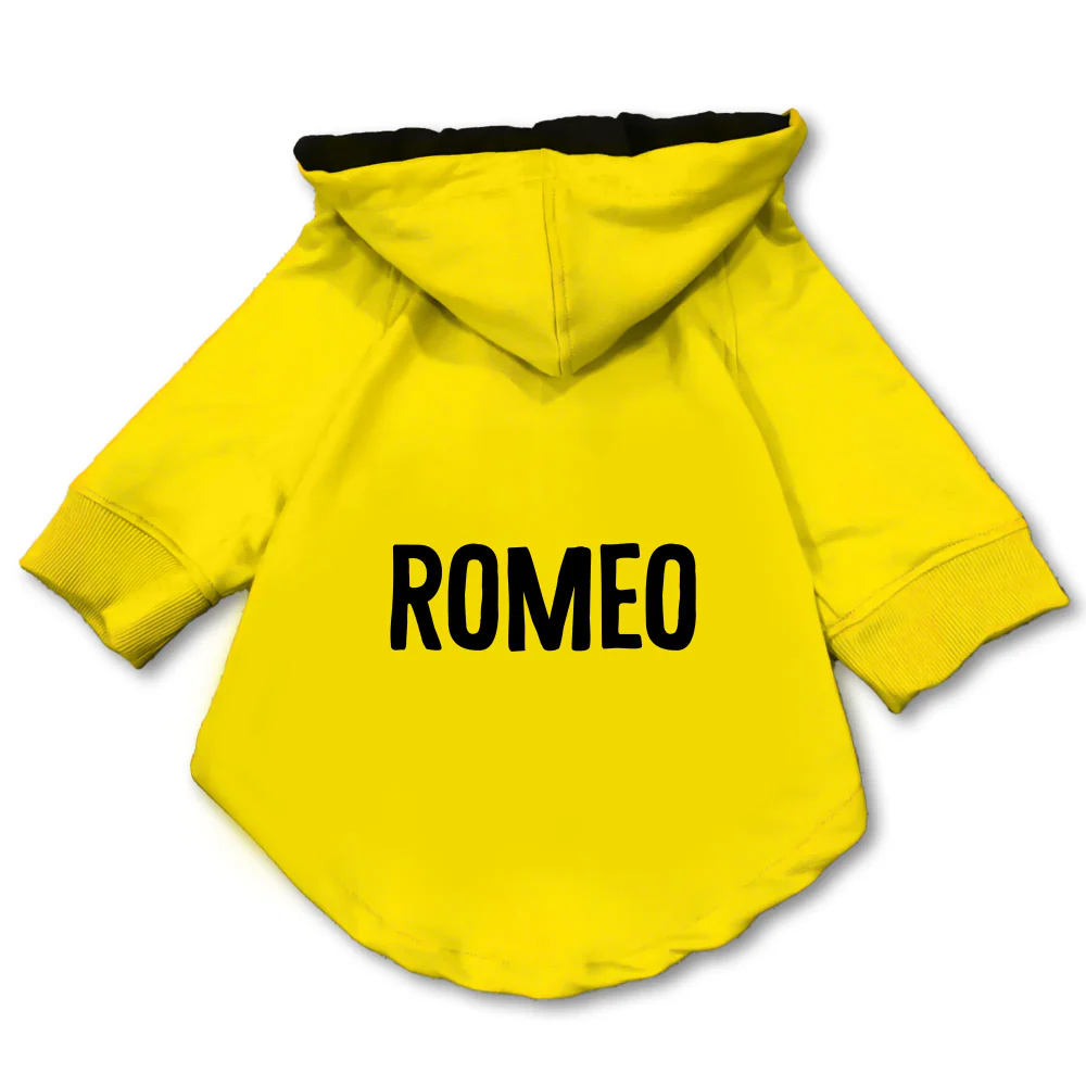 Pawsindia Romeo Hoodie for Dogs (Yellow) - Image 3