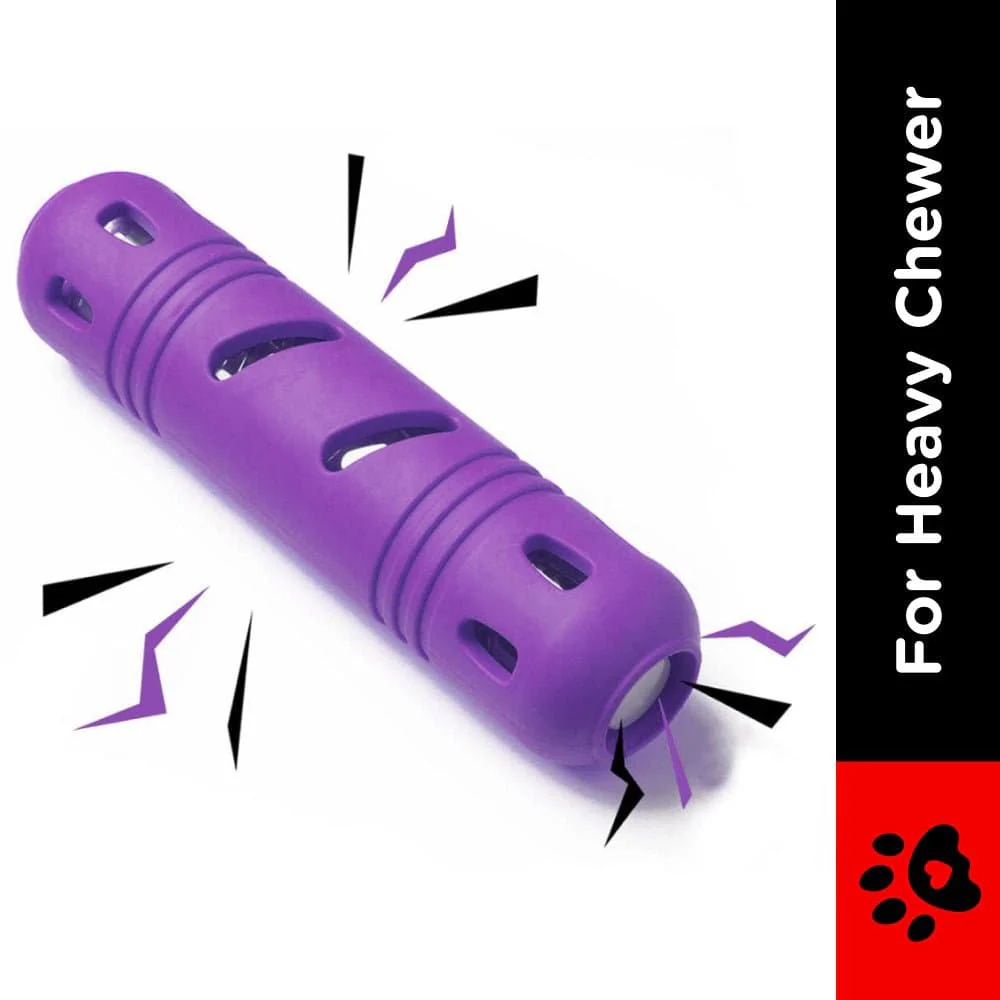 Pawsindia Rubber Bottle Chew Toy for Dogs (Purple) - Image 2