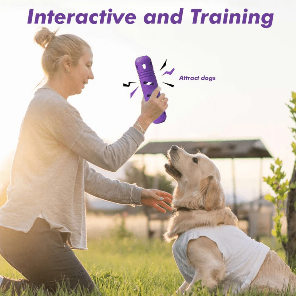 Pawsindia Rubber Bottle Chew Toy for Dogs (Purple) - Image 5