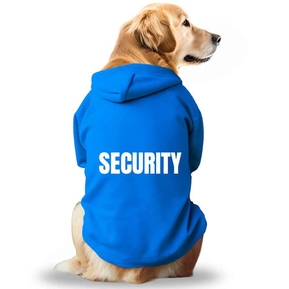 Pawsindia Security Hoodie for Dogs (Blue)